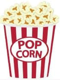 Popcorn Pinatas Bundle with a Blindfold and a Bat, Mexican Theme Parties by Birchio