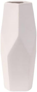 White Ceramic Vase – Modern Minimalist Flower Vase by Unknown