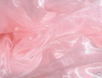VDS Blush Pink Organza Fabric, 25 Yards Continuous, 45” Wide, Wedding Party - Image 2
