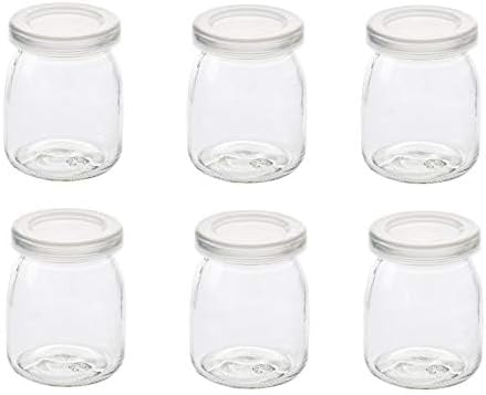 6 Pcs Yogurt Pudding Jars Bottles - Image 2