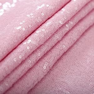 Pink Sequin Backdrop Curtains 4 Panels 2FTx8FT - Image 8
