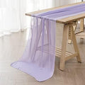 12Pack 9ft Chiffon Table Runner 14x108 Inch Sheer Romantic Table Runner by flohar