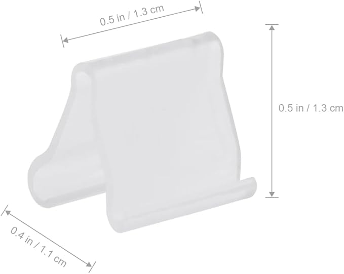 100Pcs Transparent Balloon V-shaped Clip Wedding Balloon Clip Creative Plastic - Image 2