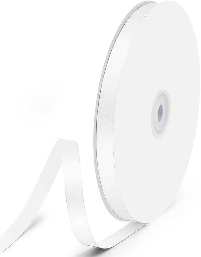 3/8" x 100 Yards Satin Ribbon by Quhora