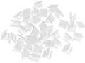 100Pcs Transparent Balloon V-shaped Clip Wedding Balloon Clip Creative Plastic by Unknown