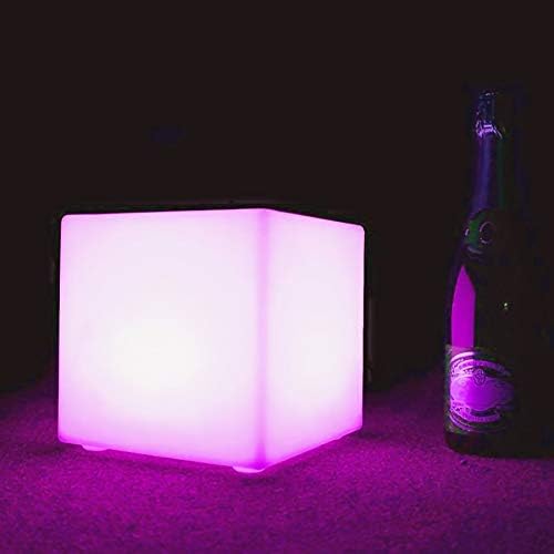 Mr.Go 10-inch Rechargeable LED Cube Light w/Remote, 16 RGB Colors & Dimmable - Image 2