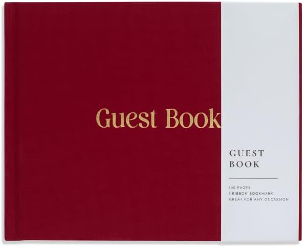 Lamare Wedding Guest Book – Elegant Guest Book by Lamare
