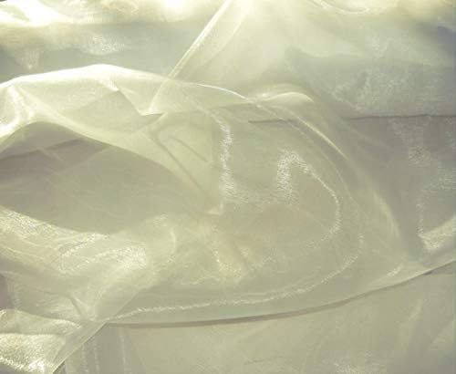 VDS Ivory Organza Fabric, 30 Yards Continuous, 45” Wide, Wedding Party - Image 9