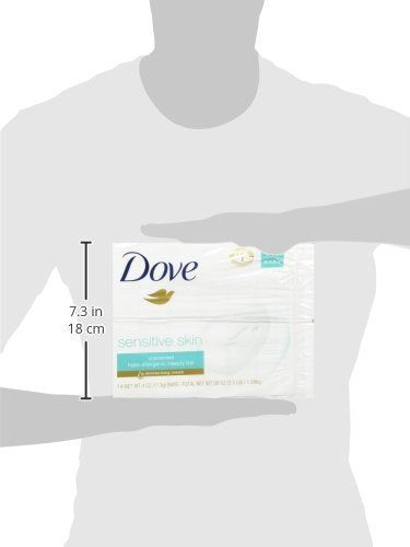 Dove Beauty Bar, Sensitive Skin 4 oz, 14 Bar - Image 11