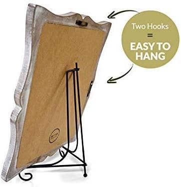 Tabletop Chalkboard Sign with Easel + 8 Brilliant Liquid Chalk Markers | Rustic - Image 5