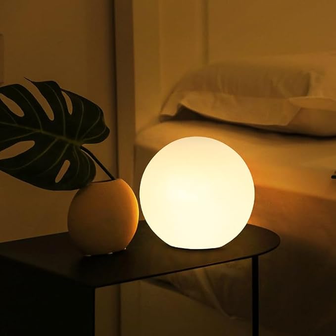 LED Ball Light, 6-inch Glowing Orb Light, Rechargeable Globe Lamp, Dimmable - Image 3