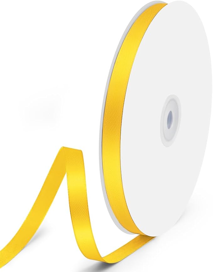 3/8" x 100 Yards Satin Ribbon by Quhora