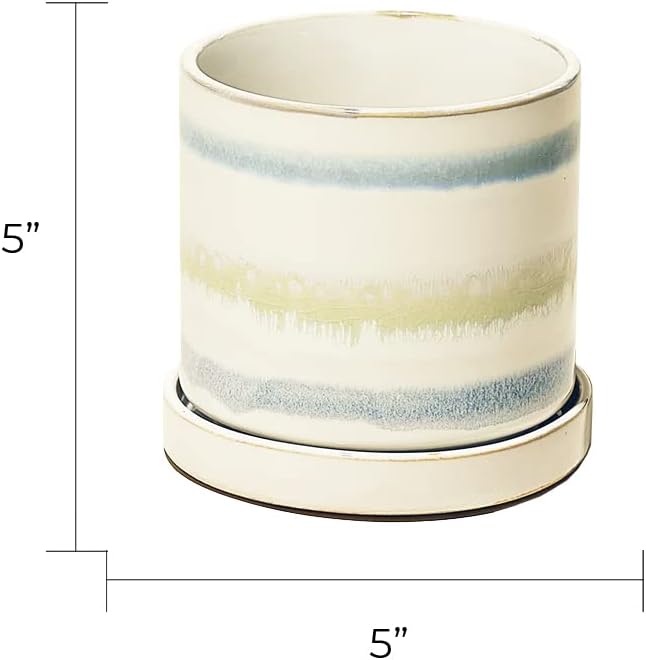 CHIVE ‘Minute’ Ceramic Planter Pot — Cute 5” Colorful Succulent Pots - Image 3