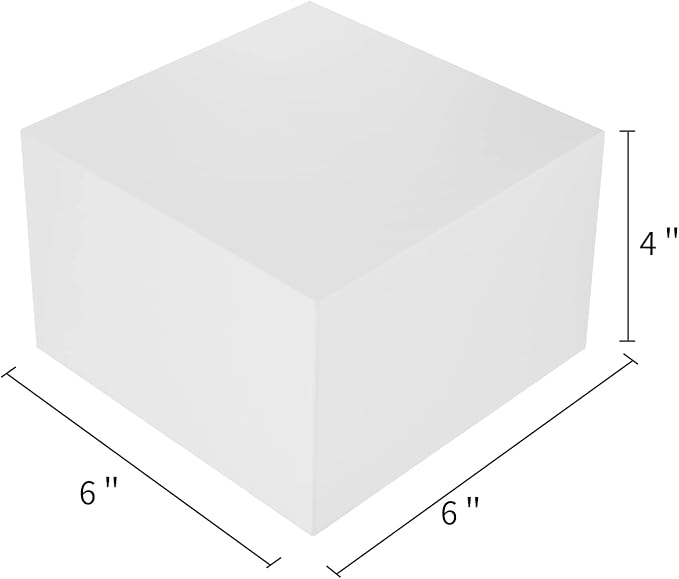 COTOPHER Small Gift Boxes 10 Pack 6x6x4 inches White Gift Boxes - Image 3