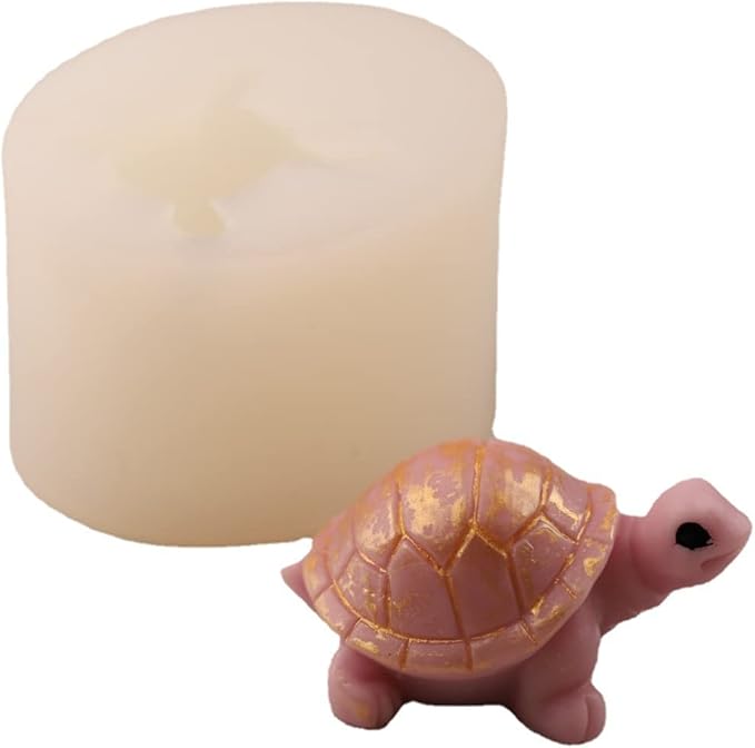 Little Turtle Candle Mold Silicone Resin Epoxy Tortoise Mold - Image 5
