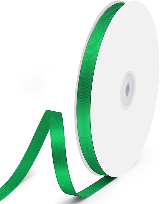 3/8" x 100 Yards Satin Ribbon by Quhora