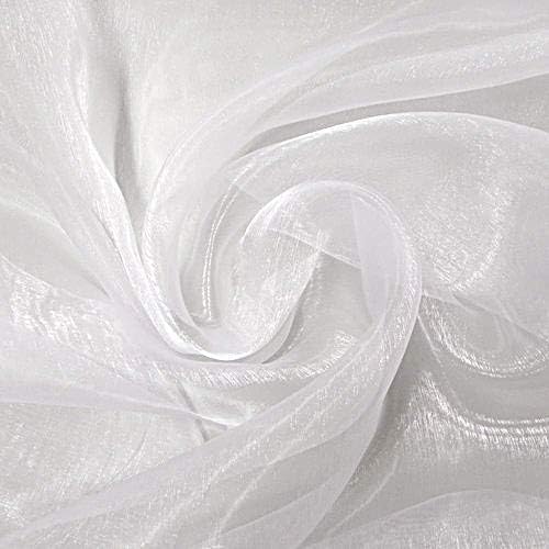 VDS White Organza Fabric, 75 Yards Continuous, 45” Wide, Wedding Party - Image 9