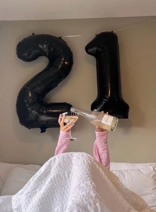 Black Number 10 Balloon, 40 Inch, Birthday Party Decorations, Anniversary & - Image 6