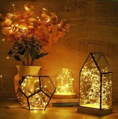 15 Pack Fairy Lights Battery Operated, 6.6ft 20 LED Mason Jar Lights Silver - Image 7
