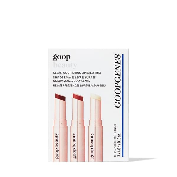 goop Beauty Lip Balm Trio | Clean Moisturizer - Image 3