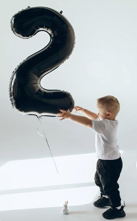 Black Number 100 Balloon - Image 5