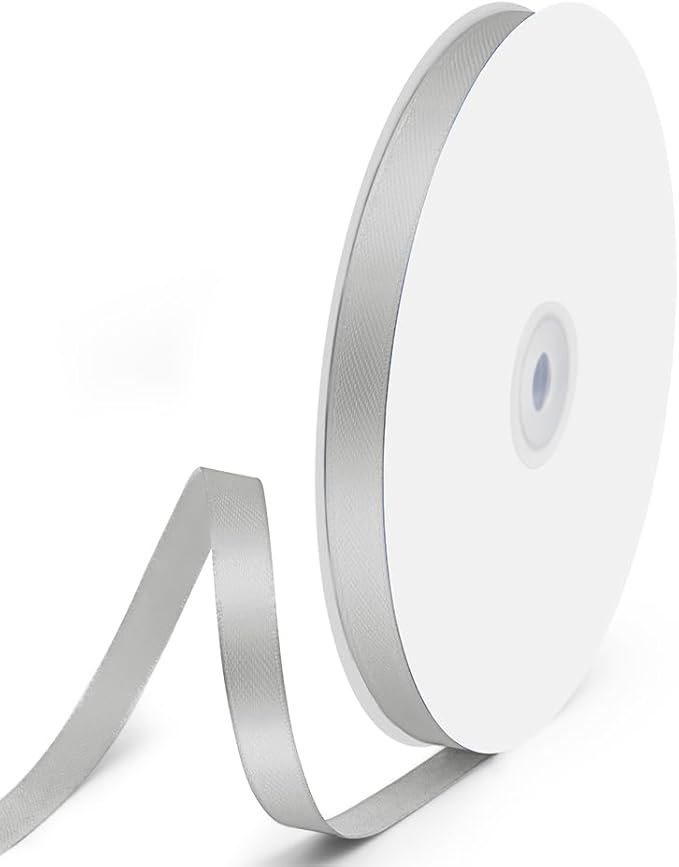 3/8" x 100 Yards Satin Ribbon by Quhora