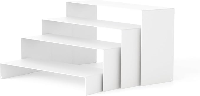 Black Matte Metal Display Stand, Metal Rectangular Display Shelf - Image 6