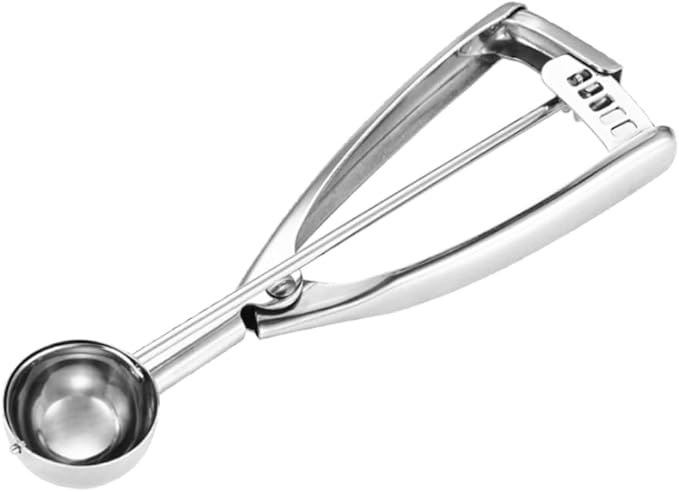 Mini Cookie & Melon Ball Scoop, 2 Teaspoon/10ml/0.33 OZ, 18/8 Stainless Steel by Fayomir