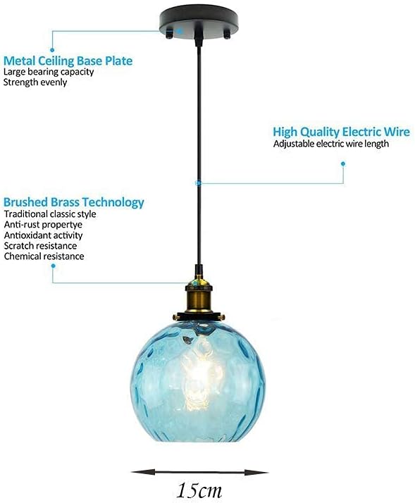 Pendant Light Shade Industrial Hanging Lights Fixtures Ceiling Outdoor Pendant - Image 5