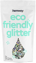 Hemway Biodegradable Glitter Eco Friendly - 100g/3.5oz Bio Cosmetic Safe by Hemway