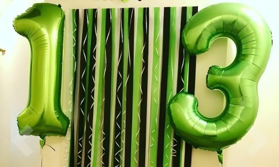 40 Inch Light Green Large Number 4 Balloons, Giant Foil Number Four 14 24 34 40 - Image 5