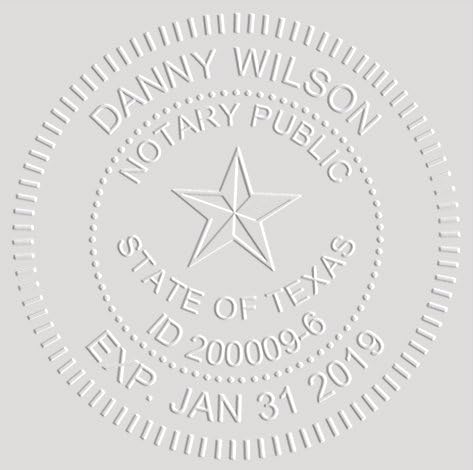 MaxMark Notary Seal Round Pink Embosser - Image 3