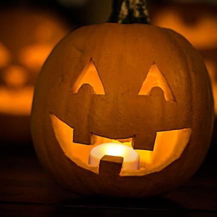 LED Pumpkin Lights with Remote and Timer, Battery Operated Bright Flickering - Image 4