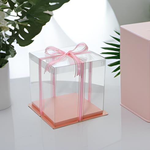XININSUN pink clear cake box - Image 6