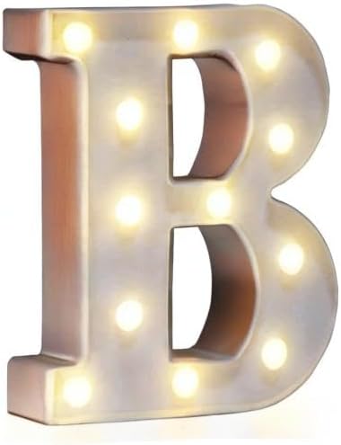 Pooqla LED Marquee Letter Lights Sign, Light Up Alphabet Letter - Image 8