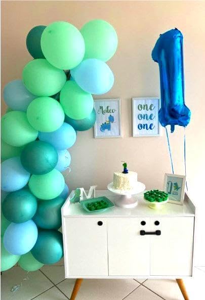 Navy blue Number 1 Balloon 40 inch, Number 1 Birthday Balloon - Image 4