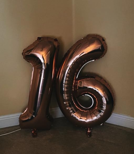 Coffee Brown 40 Inch 0 Number Balloons, 0 Decorations - Image 5