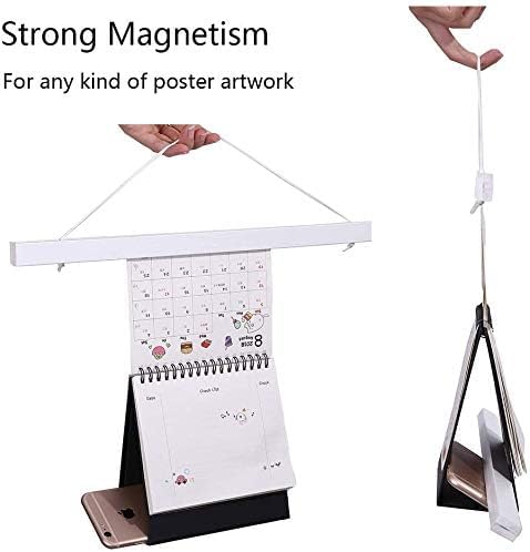 30x20 30x40 30x30 Poster Frame, Magnetic Light Wood Wooden Frame Hanger - Image 4