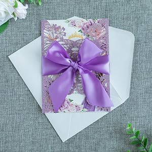 20 PCS 5.12x7.2 Butterfly Personalized Quinceanera Invitation, Customized XV - Image 8