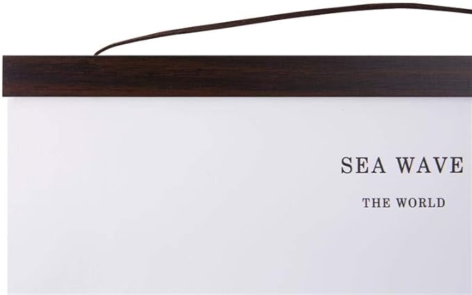 25x16 25x35 25x38 Poster Frame, Magnetic Light Wood Wooden Frame Hanger - Image 4