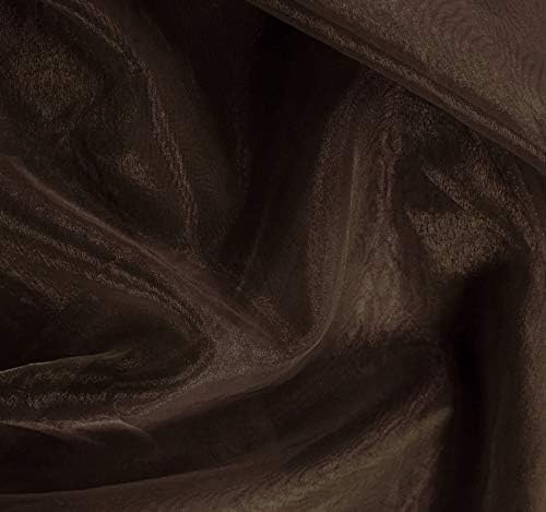 VDS Coffee Organza Fabric, 35 Yards Continuous, 45” Wide, Wedding Party - Image 8