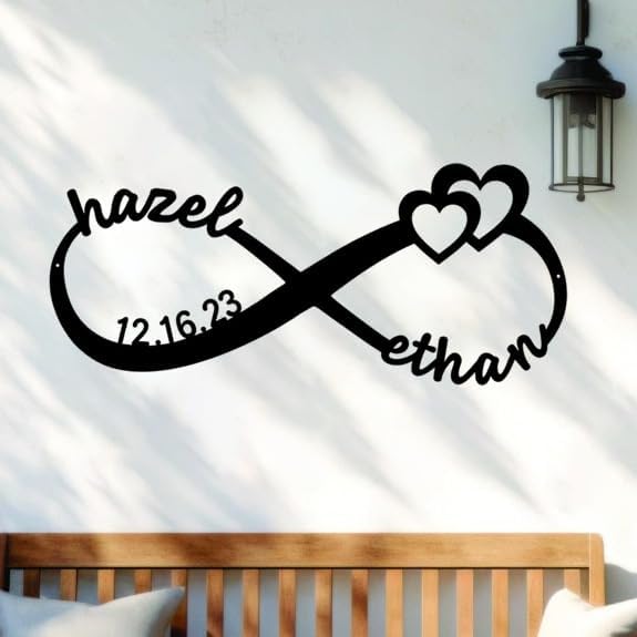 NAZENTI Personalized Metal Sign Infinity Gift - Image 4