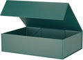Green Gift Box 11.9" x 8.5" x 3.3" by ROSTELACK