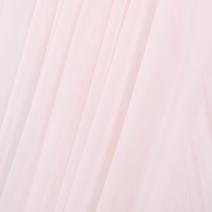 MLMC Blush Pink Wedding Arch Draping Fabric 1 Panel 29" x 20 FT Extra Long - Image 5
