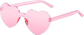 12 Pairs Heart Shaped Sunglasses by AGGKKY