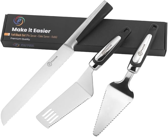 Cake Knife and Pie Server Set by Paxnok