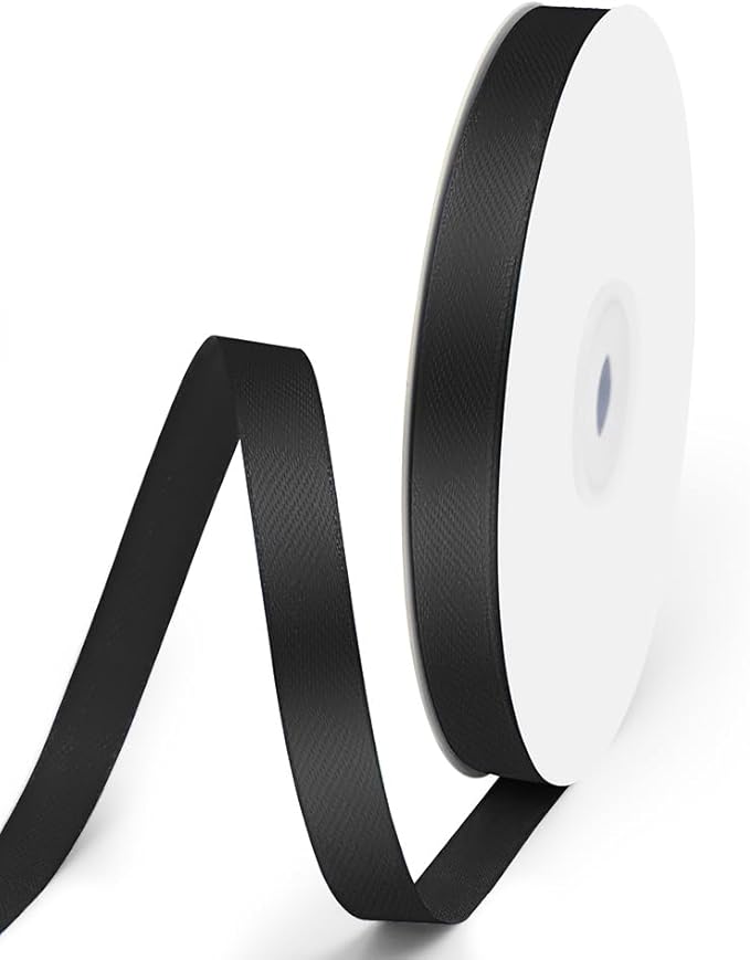 3/8" x 50 Yards Satin Ribbon by Quhora