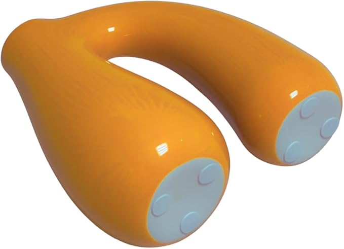 Yellow Ceramic Vase – Glossy Modern Sculptural Décor, Arch Handle Artistic - Image 5