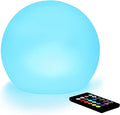 10-Inch LED Ball Light, Rechargeable Dimmable LED Glowing Orb Light w/Remote by COPU