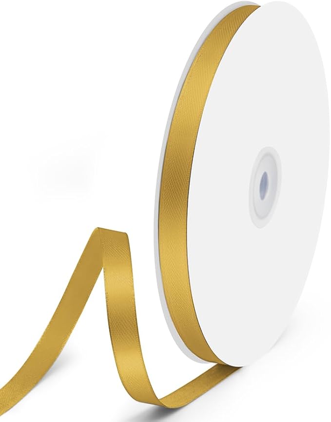 3/8" x 100 Yards Satin Ribbon by Quhora